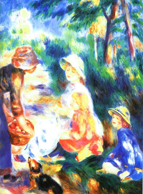 Pierre Renoir The Apple Seller China oil painting art